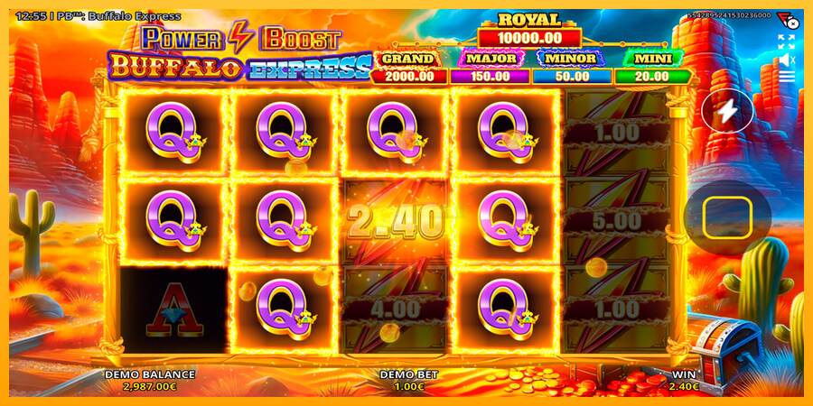 Power Boost: Buffalo Express máquina de juego por dinero, imagen 4