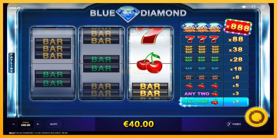 Blue Diamond máquina de juego por dinero, imagen 3