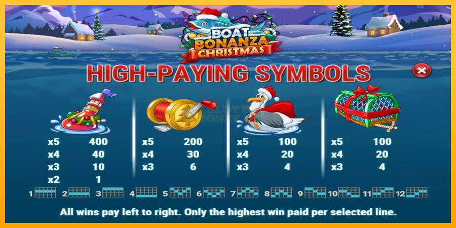 Boat Bonanza Christmas máquina de juego por dinero, imagen 5