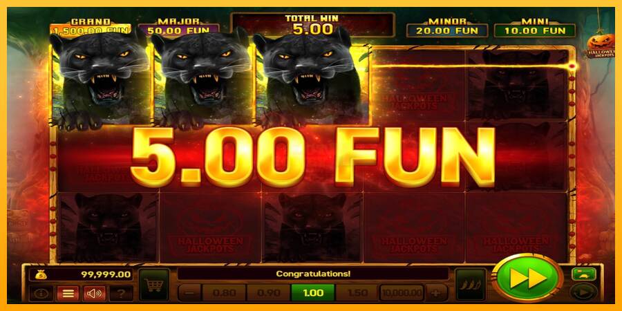 Mighty Wild: Panther Grand Gold Edition Halloween Jackpots máquina de juego por dinero, imagen 4