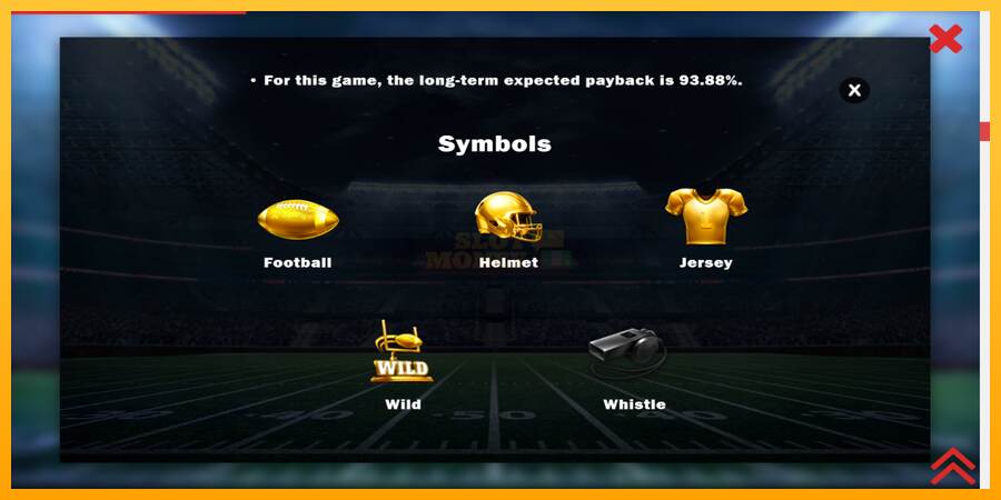 Touchdown Treasures máquina de juego por dinero, imagen 7