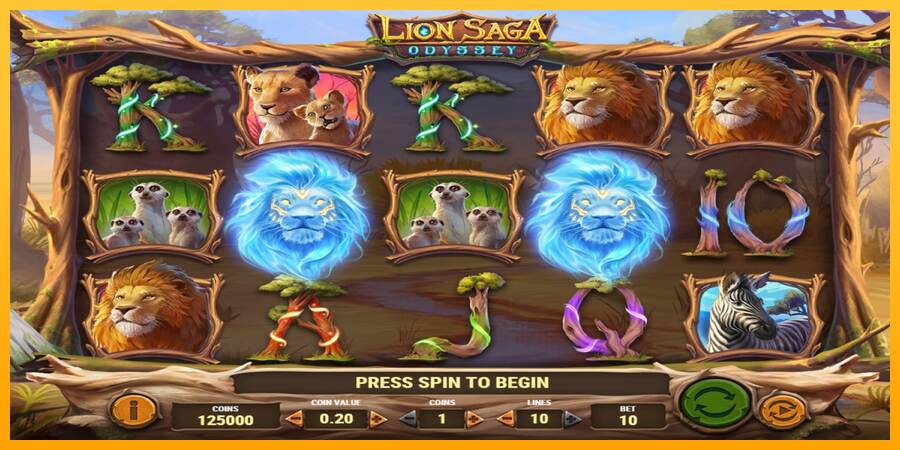 Lion Saga Odyssey máquina de juego por dinero, imagen 1