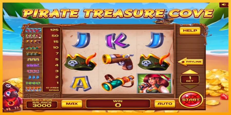 Pirate Treasure Cove Pull Tabs máquina de juego por dinero, imagen 1