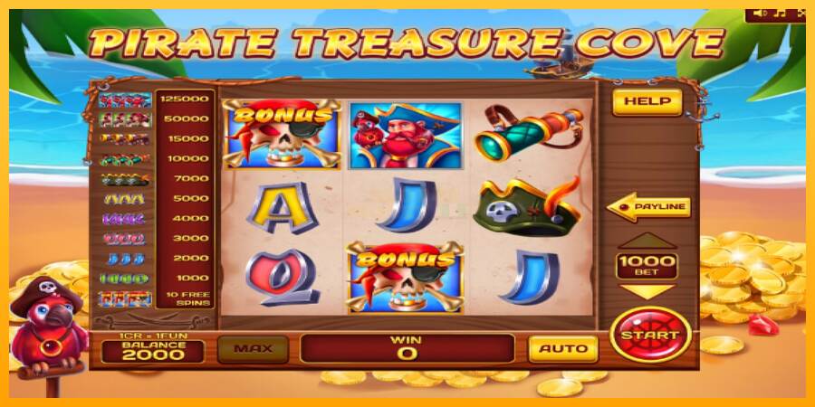 Pirate Treasure Cove Pull Tabs máquina de juego por dinero, imagen 4