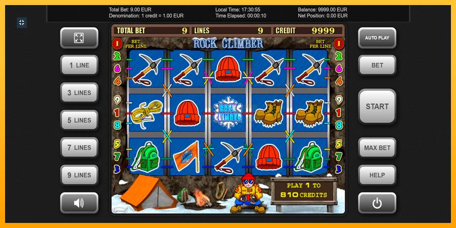 Rock Climber máquina de juego por dinero, imagen 1