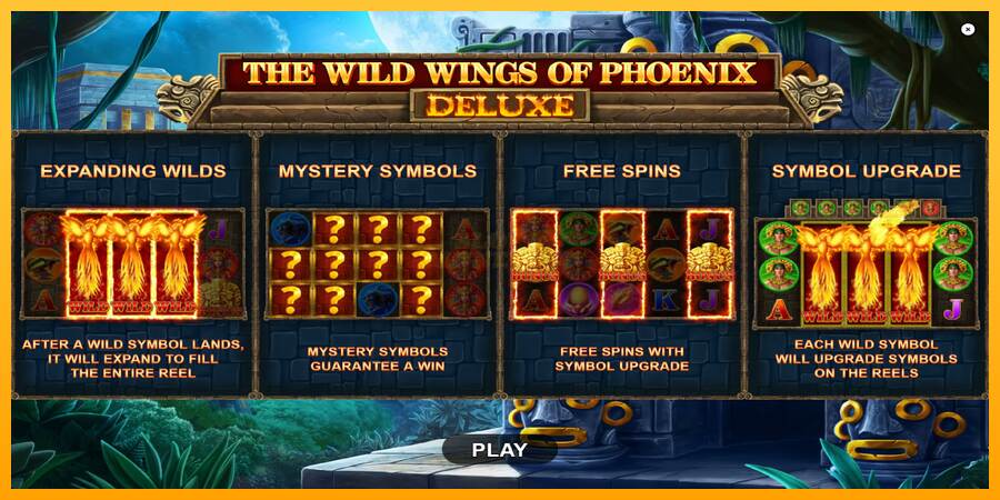 The Wild Wings of Phoenix Deluxe máquina de juego por dinero, imagen 1