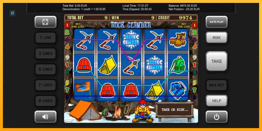 Rock Climber máquina de juego por dinero, imagen 3