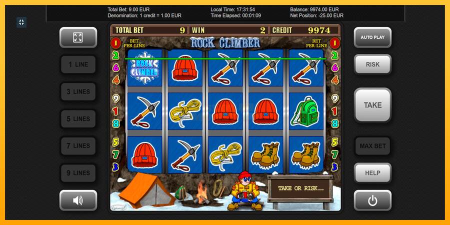 Rock Climber máquina de juego por dinero, imagen 4