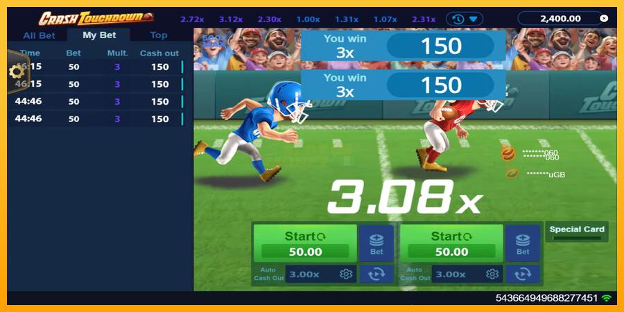 Crash Touchdown máquina de juego por dinero, imagen 5