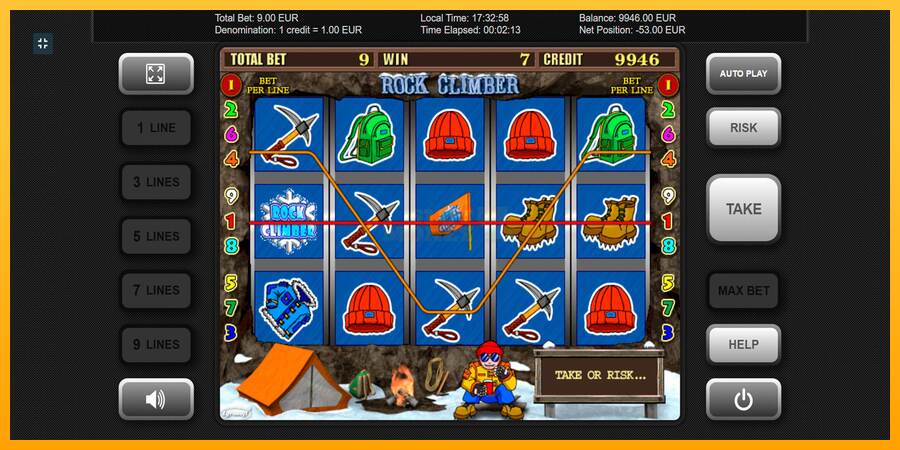 Rock Climber máquina de juego por dinero, imagen 8