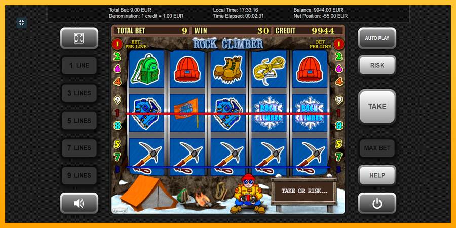 Rock Climber máquina de juego por dinero, imagen 9