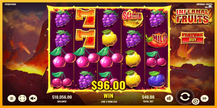 Infernal Fruits máquina de juego por dinero, imagen 3