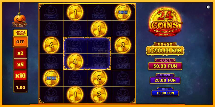 24 Coins Halloween Jackpots máquina de juego por dinero, imagen 2