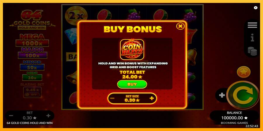 64 Gold Coins Hold and Win máquina de juego por dinero, imagen 5