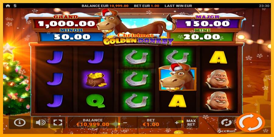 Golden Donkey Christmas máquina de juego por dinero, imagen 2