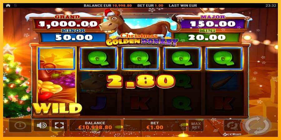 Golden Donkey Christmas máquina de juego por dinero, imagen 3