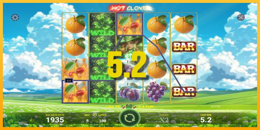 Hot Clover máquina de juego por dinero, imagen 2