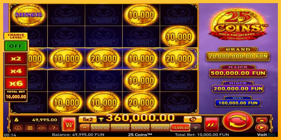 25 Coins Halloween Jackpots máquina de juego por dinero, imagen 3