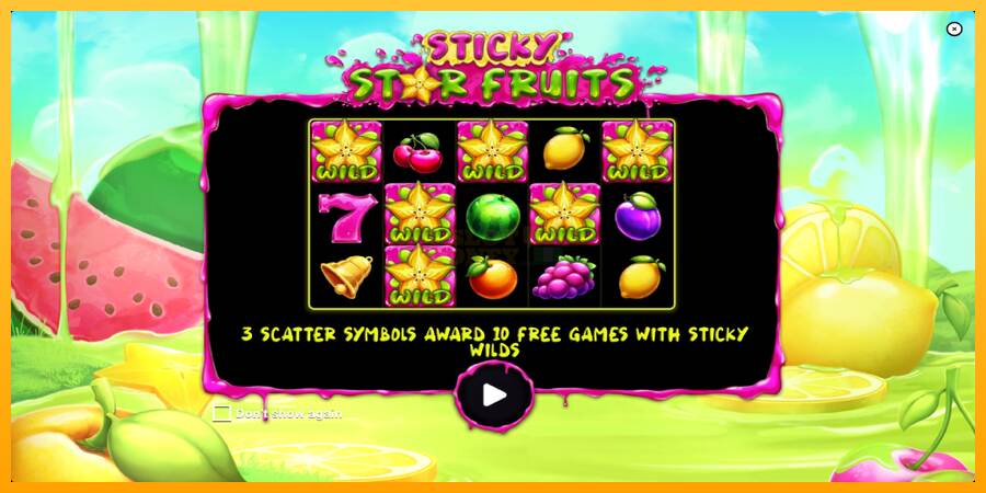 Sticky Star Fruits máquina de juego por dinero, imagen 1