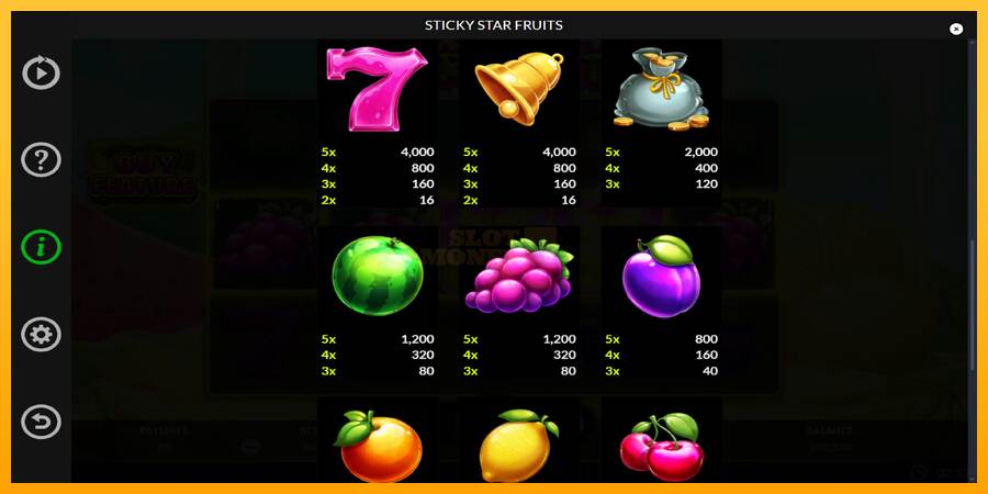 Sticky Star Fruits máquina de juego por dinero, imagen 6