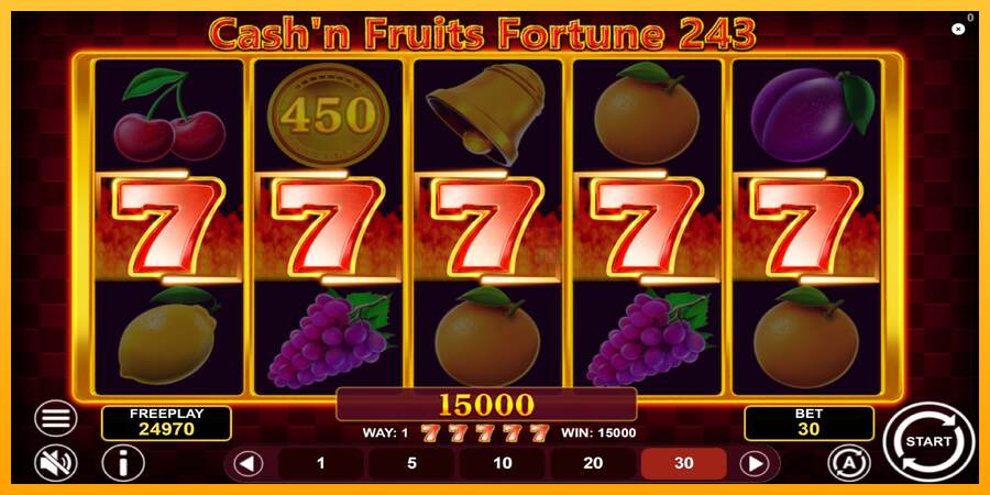 Cashn Fruits Fortune 243 máquina de juego por dinero, imagen 4