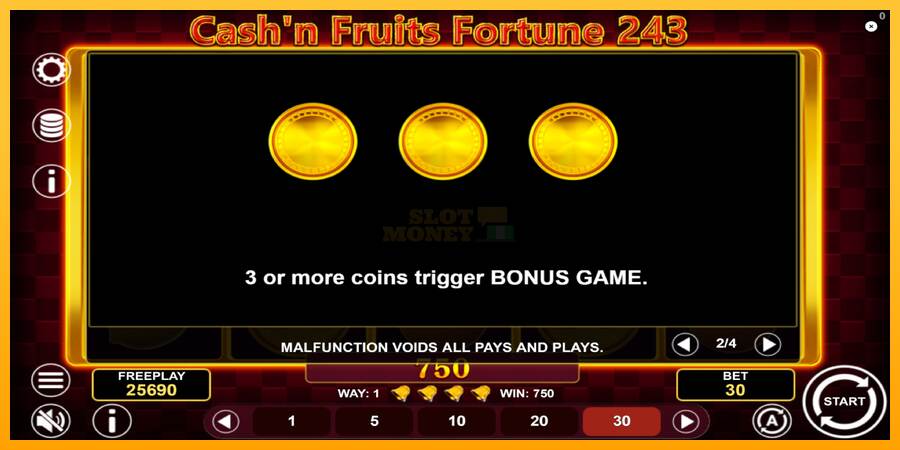 Cashn Fruits Fortune 243 máquina de juego por dinero, imagen 7