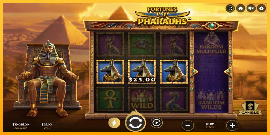 Fortunes of Pharaohs máquina de juego por dinero, imagen 3