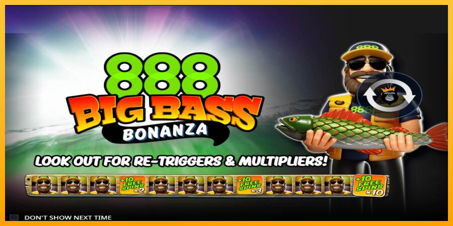 888 Big Bass Bonanza máquina de juego por dinero, imagen 1