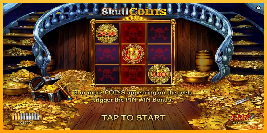 Skull Coins máquina de juego por dinero, imagen 1