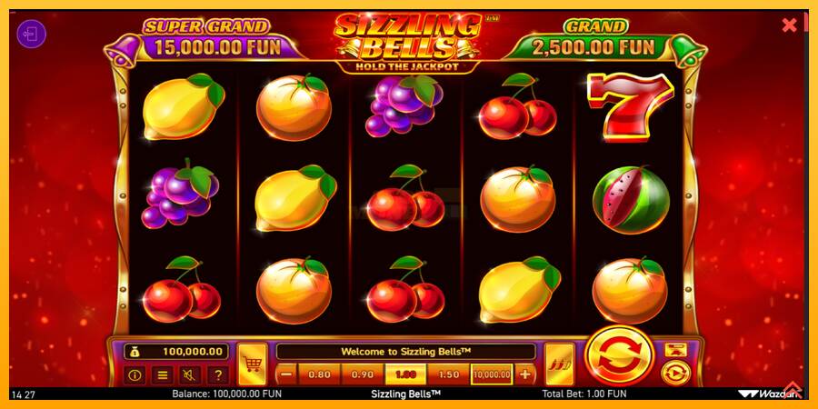 Sizzling Bells máquina de juego por dinero, imagen 2