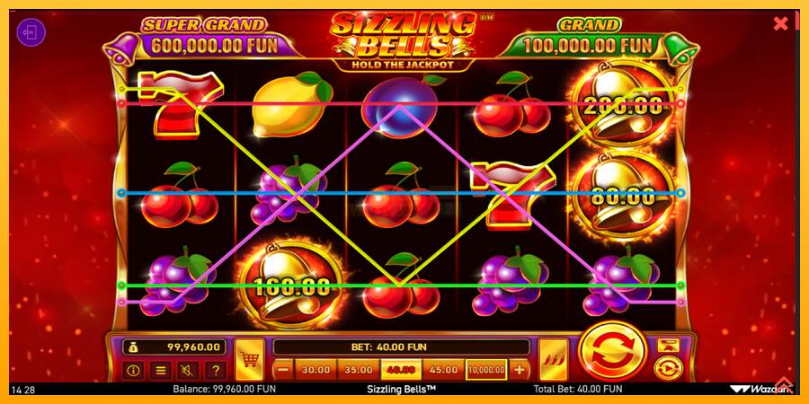 Sizzling Bells máquina de juego por dinero, imagen 3