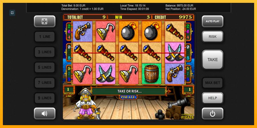 Pirate máquina de juego por dinero, imagen 5