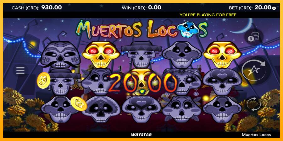 Muertos Locos máquina de juego por dinero, imagen 2