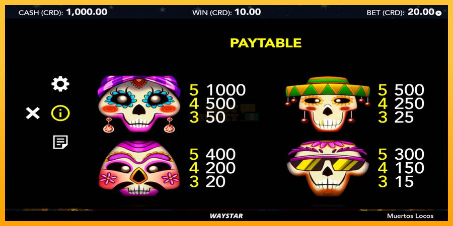 Muertos Locos máquina de juego por dinero, imagen 5