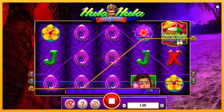 Hula Hula Nights máquina de juego por dinero, imagen 5