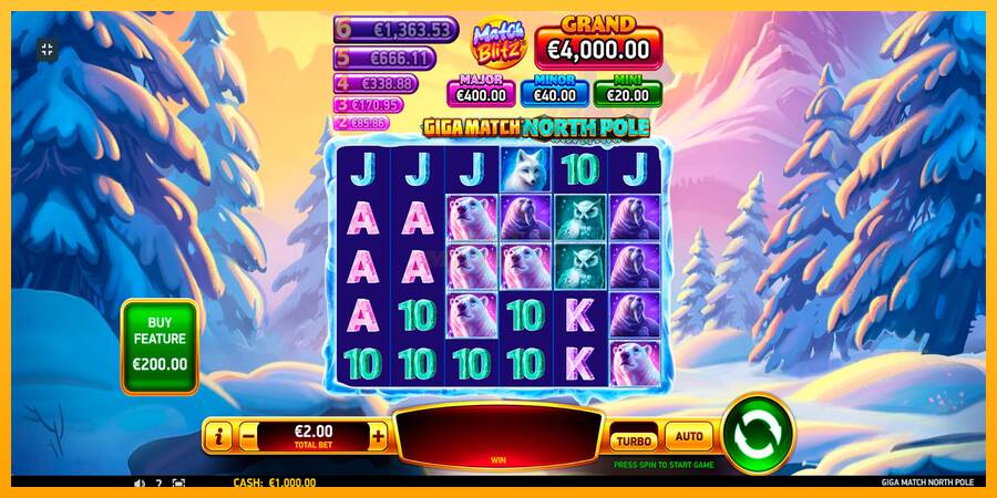 Giga Match North Pole máquina de juego por dinero, imagen 1