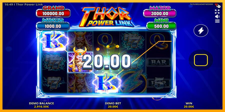 Thor Power Link máquina de juego por dinero, imagen 3