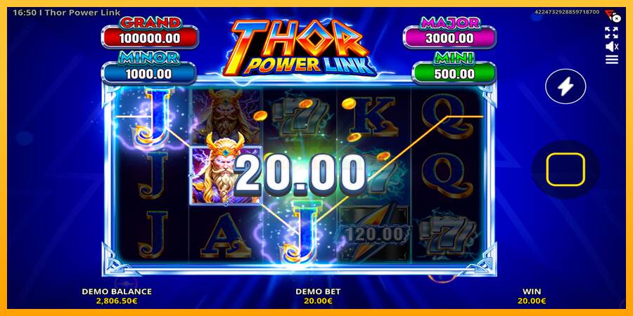 Thor Power Link máquina de juego por dinero, imagen 5