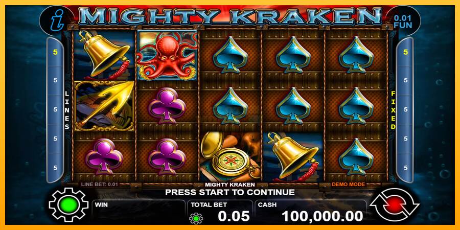 Mighty Kraken máquina de juego por dinero, imagen 1