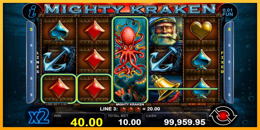 Mighty Kraken máquina de juego por dinero, imagen 4