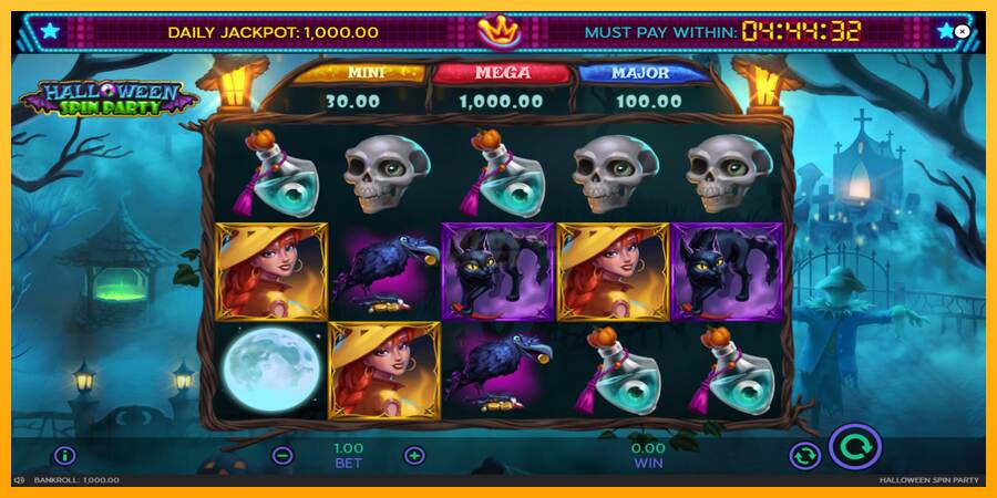 Halloween Spin Party máquina de juego por dinero, imagen 3