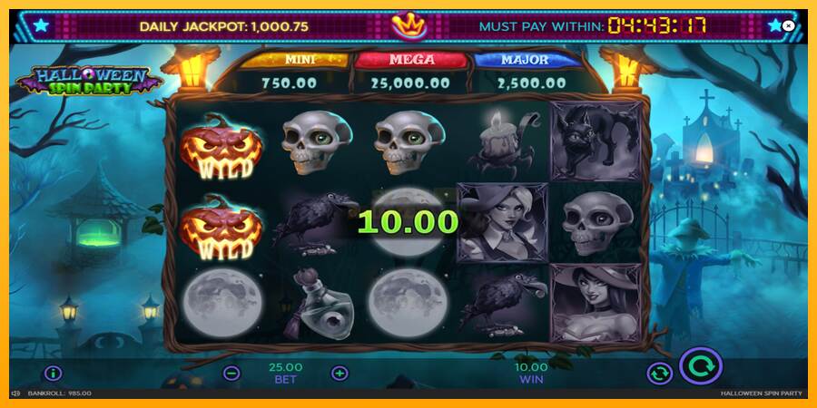 Halloween Spin Party máquina de juego por dinero, imagen 4