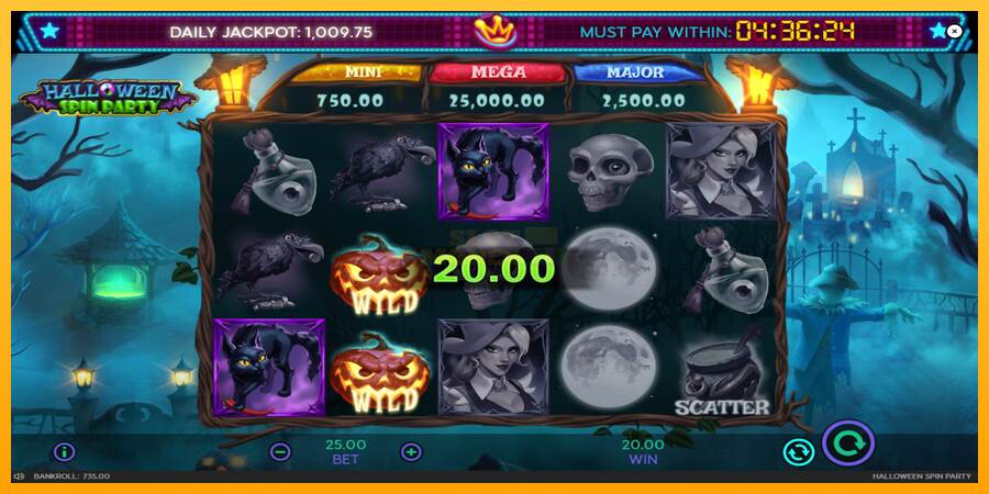 Halloween Spin Party máquina de juego por dinero, imagen 6