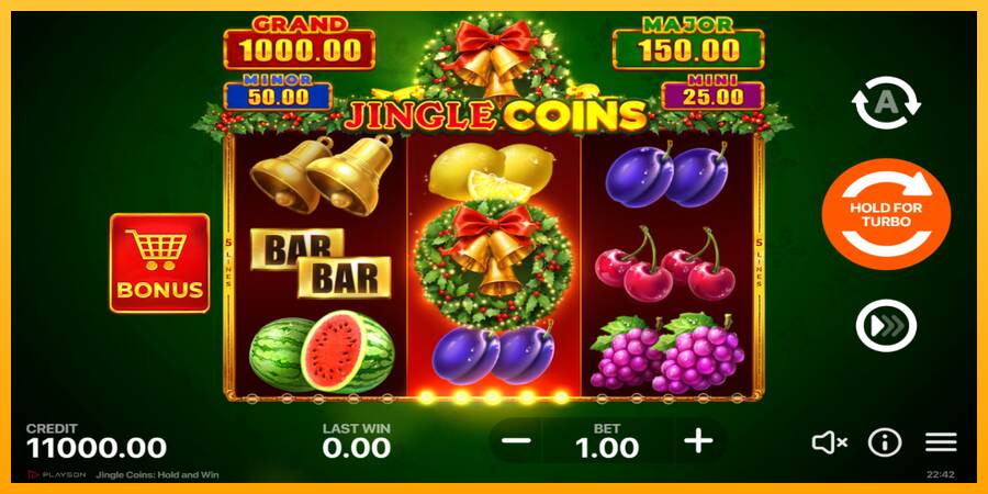 Jingle Coins máquina de juego por dinero, imagen 2