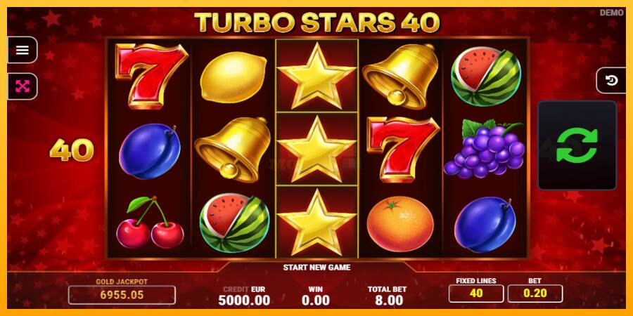 Turbo Stars 40 máquina de juego por dinero, imagen 1