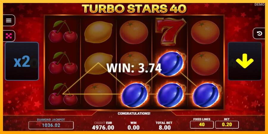 Turbo Stars 40 máquina de juego por dinero, imagen 3