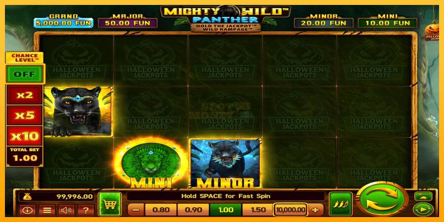 Mighty Wild: Panther Grand Diamond Edition Halloween Jackpots máquina de juego por dinero, imagen 2