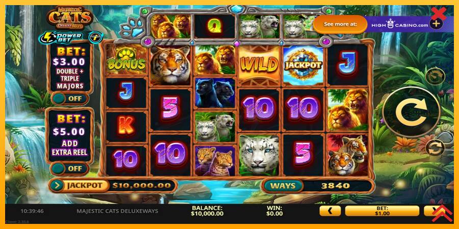 Majestic Cats DeluxeWays máquina de juego por dinero, imagen 3