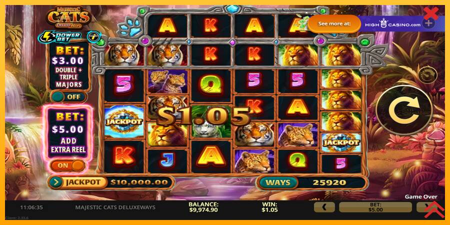 Majestic Cats DeluxeWays máquina de juego por dinero, imagen 5