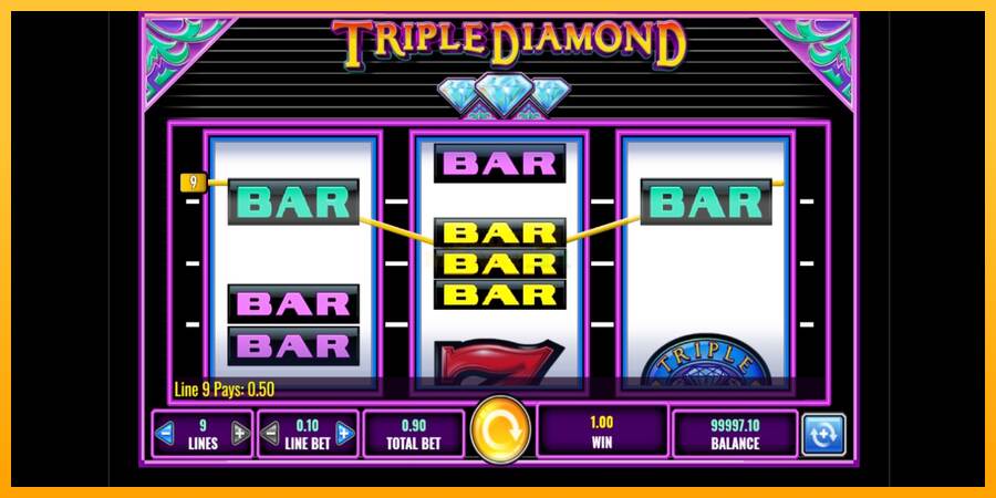 Triple Diamond máquina de juego por dinero, imagen 2